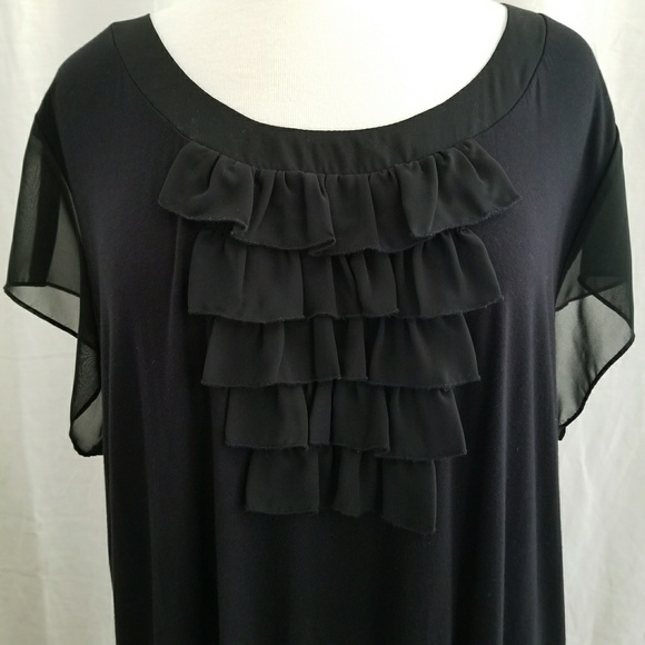 Lane Bryant Tops - + Ruffle Front Tee